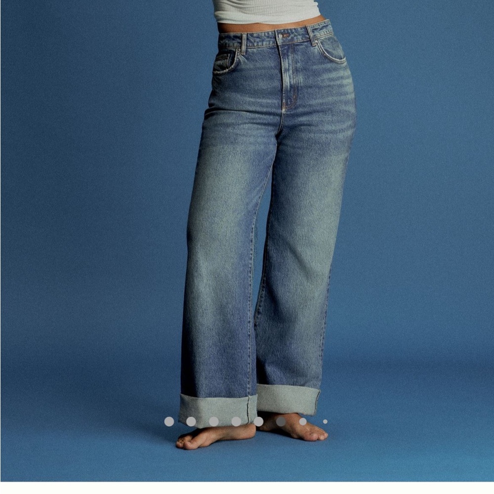 Pilcro Austyn High-Rise Wide Leg Jeans
